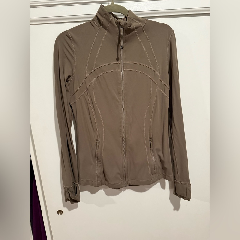 Lululemon Define Jacket Nulu NOMAD Size 10 EUC Full Length - Picture 2 of 6
